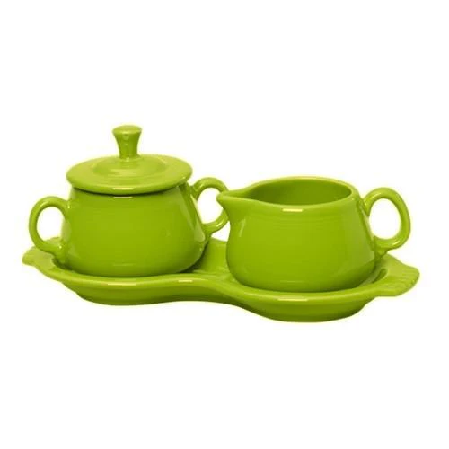 FIESTA WARE- LEMONGRASS CREAM & SUGAR SET