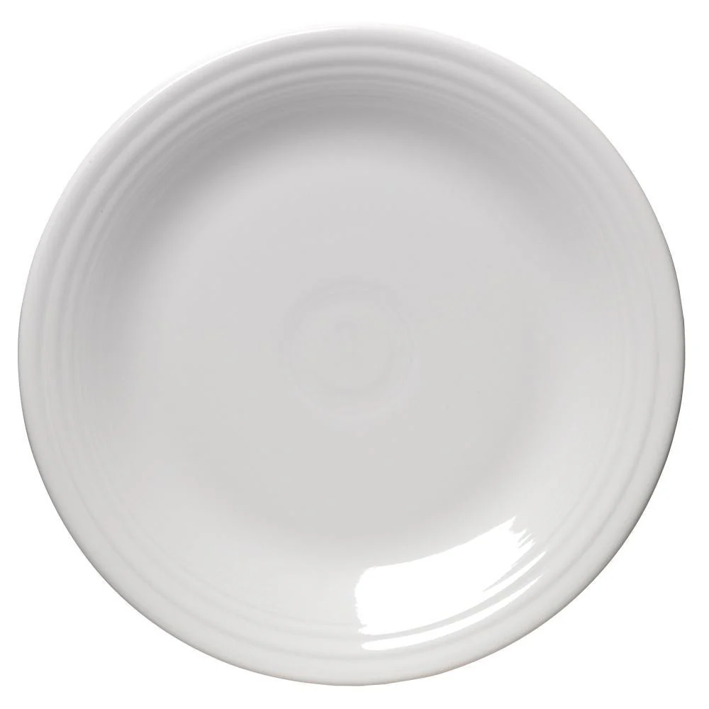 FIESTA WARE- SALAD PLATE WHITE