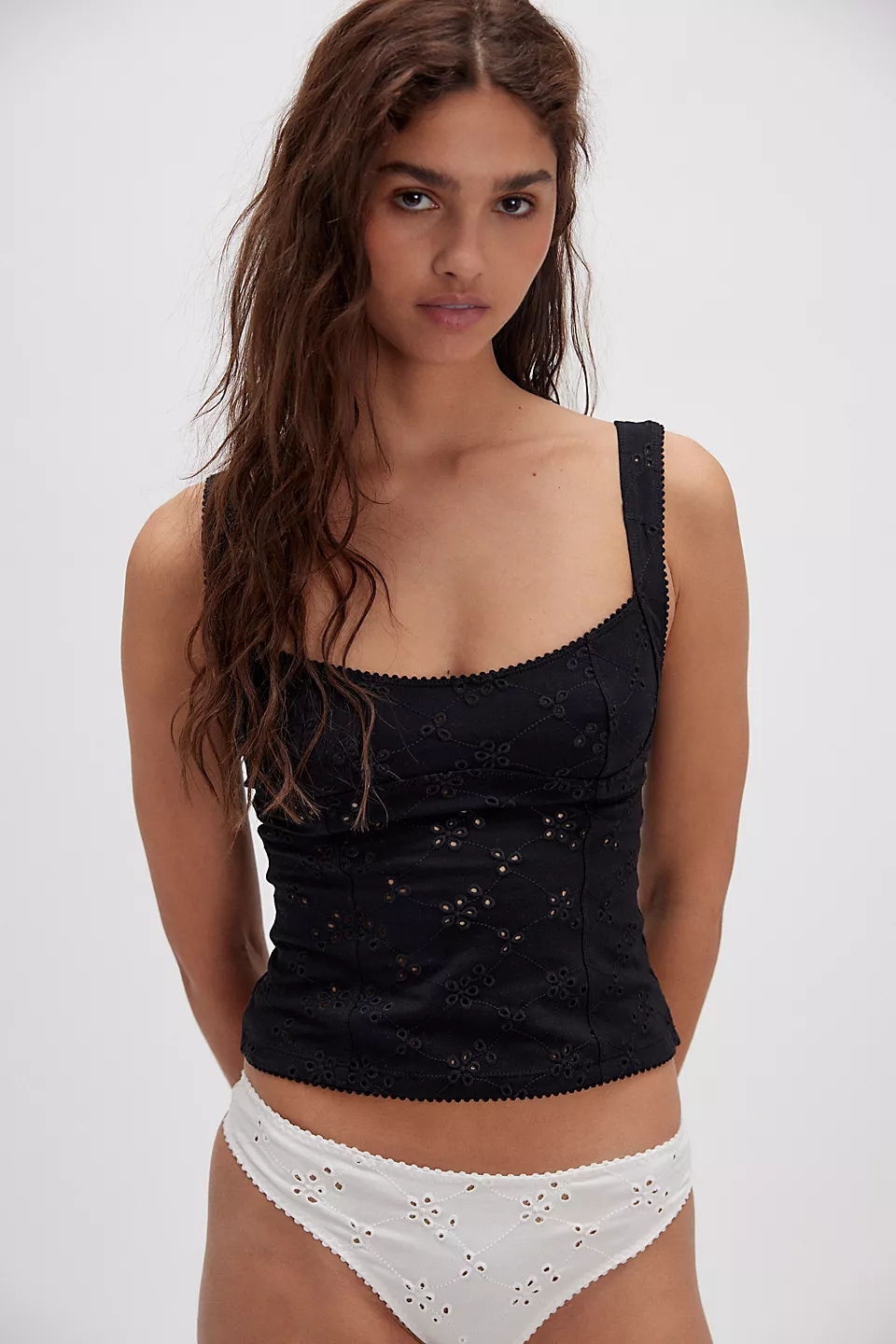 FREE PEOPLE - FULL BLOOM EYELET CAMI - Image 9