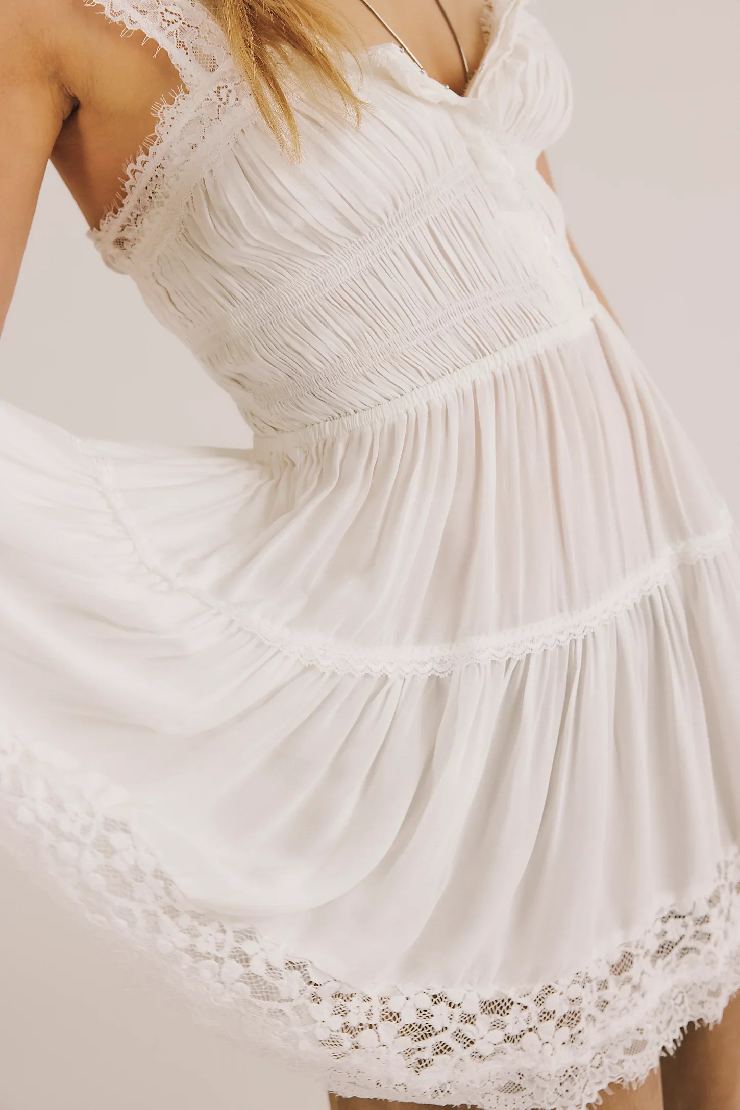 FREE PEOPLE - SO IN LOVE MINI SLIP - Image 4