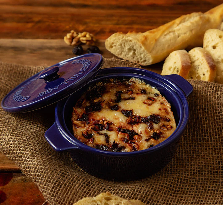 GOURMET DU VILLAGE- NAVY BLUE CERAMIC DIP BAKER - Image 2
