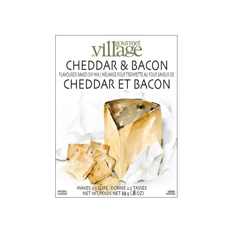 GOURMET DU VILLAGE- HOT CHEDDAR BACON DIP MIX