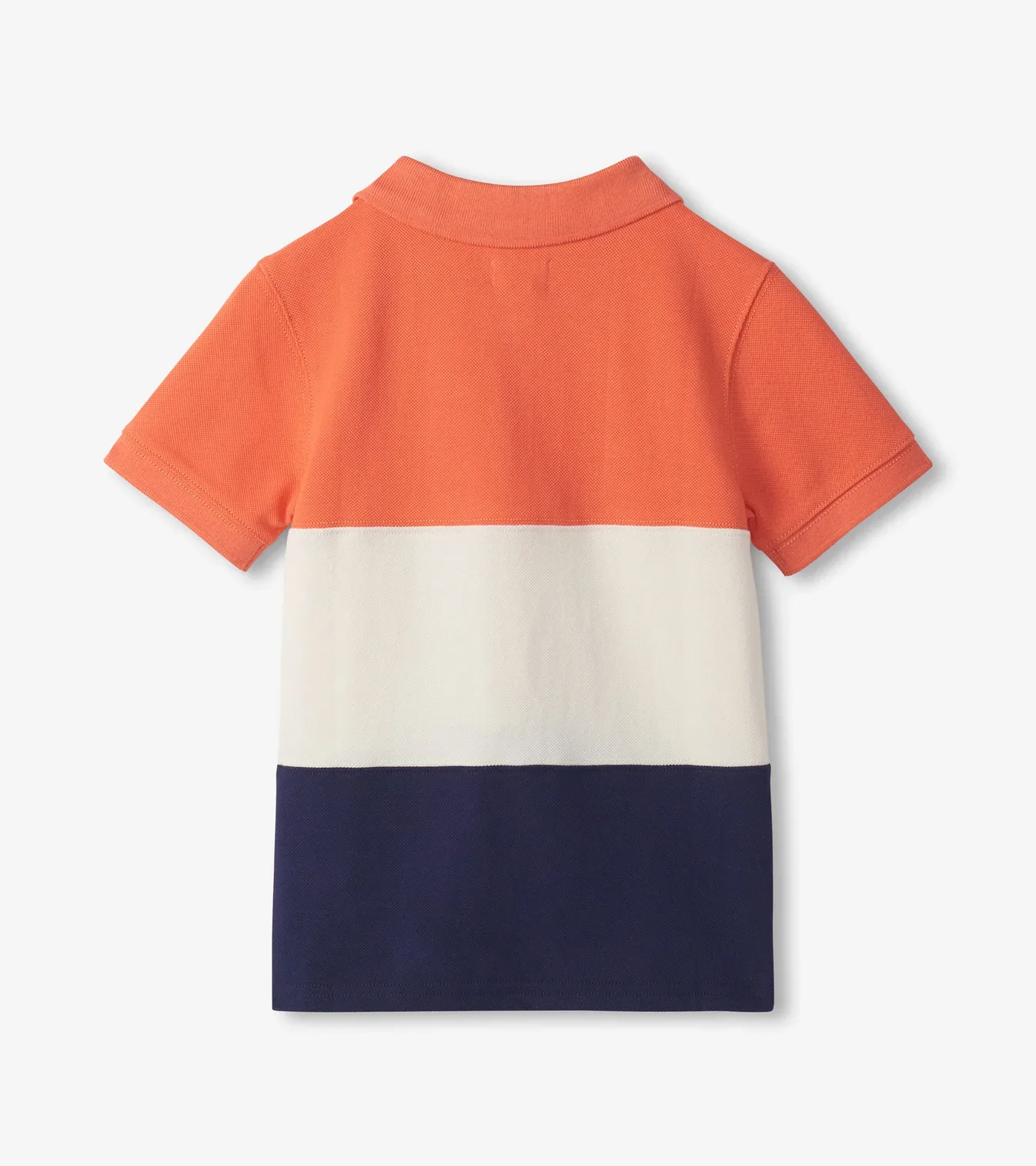HATLEY -  KIDS FLAMINGO COLOUR BLOCK POLO TEE - Image 2