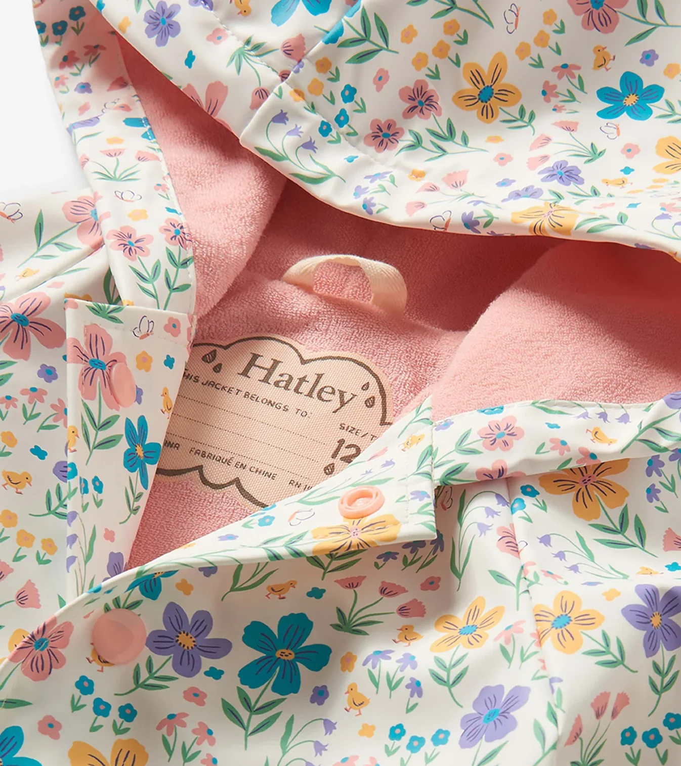 HATLEY -  KIDS LITTLE GARDEN CHICKS SNAP RAIN COAT - Image 5