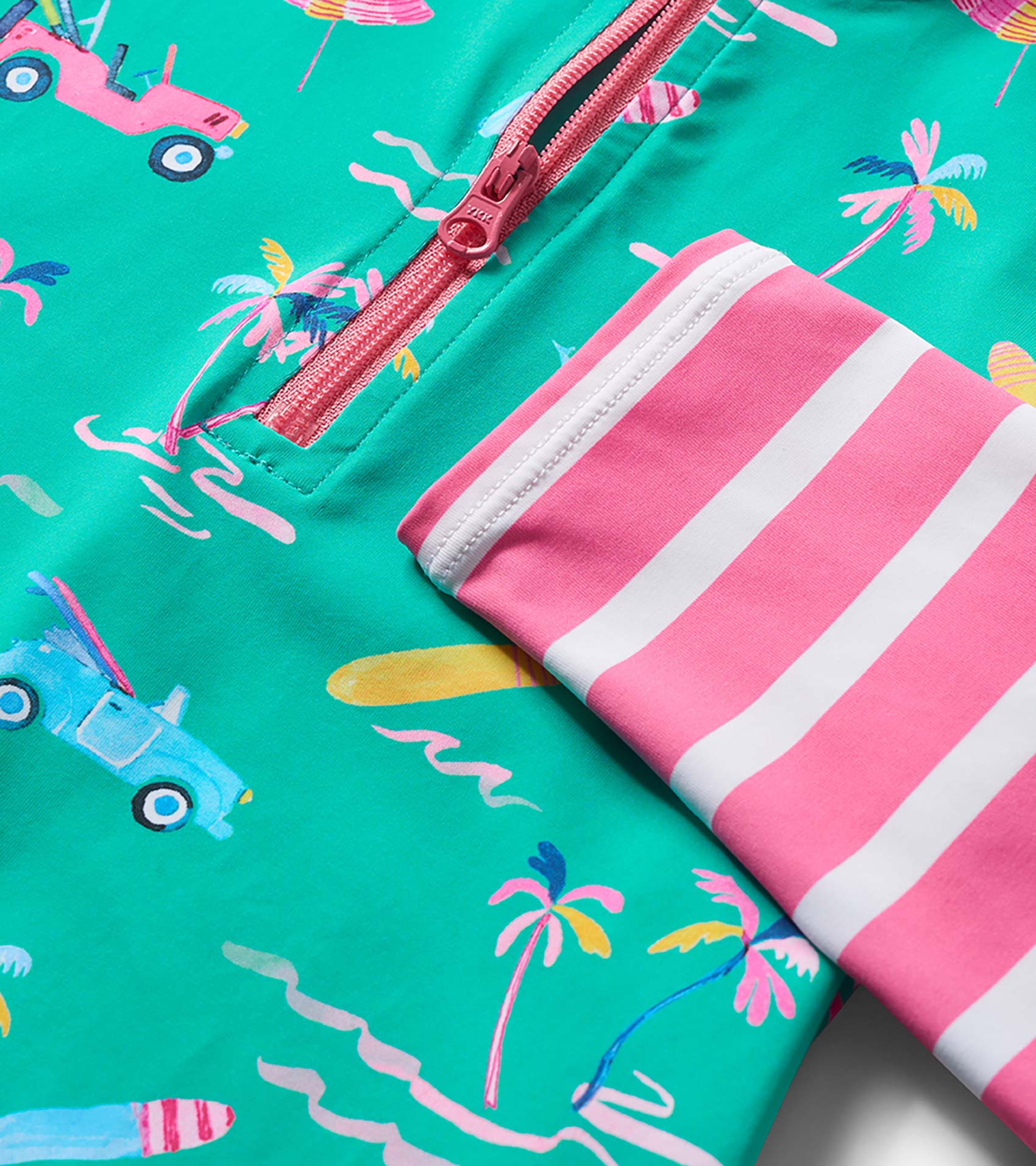 HATLEY -  KIDS TROPICAL ESCAPE RASHGUARD SET - Image 3