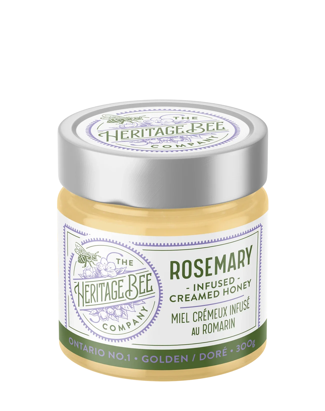 HERITAGE BEE - ROSEMARY CREAMED HONEY 300G