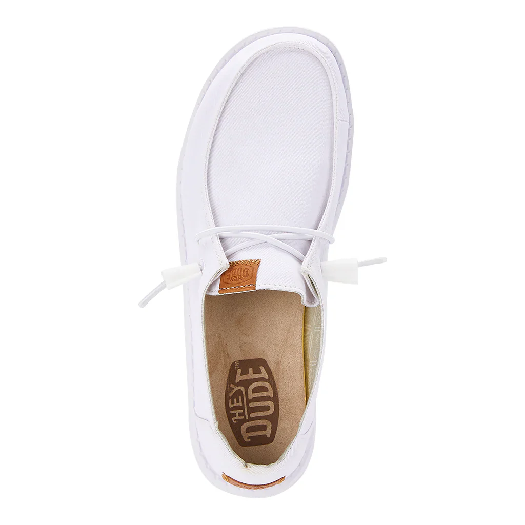 HEY DUDE- WOMEN'S WENDY STRETCH CANVAS SHOE - Image 4