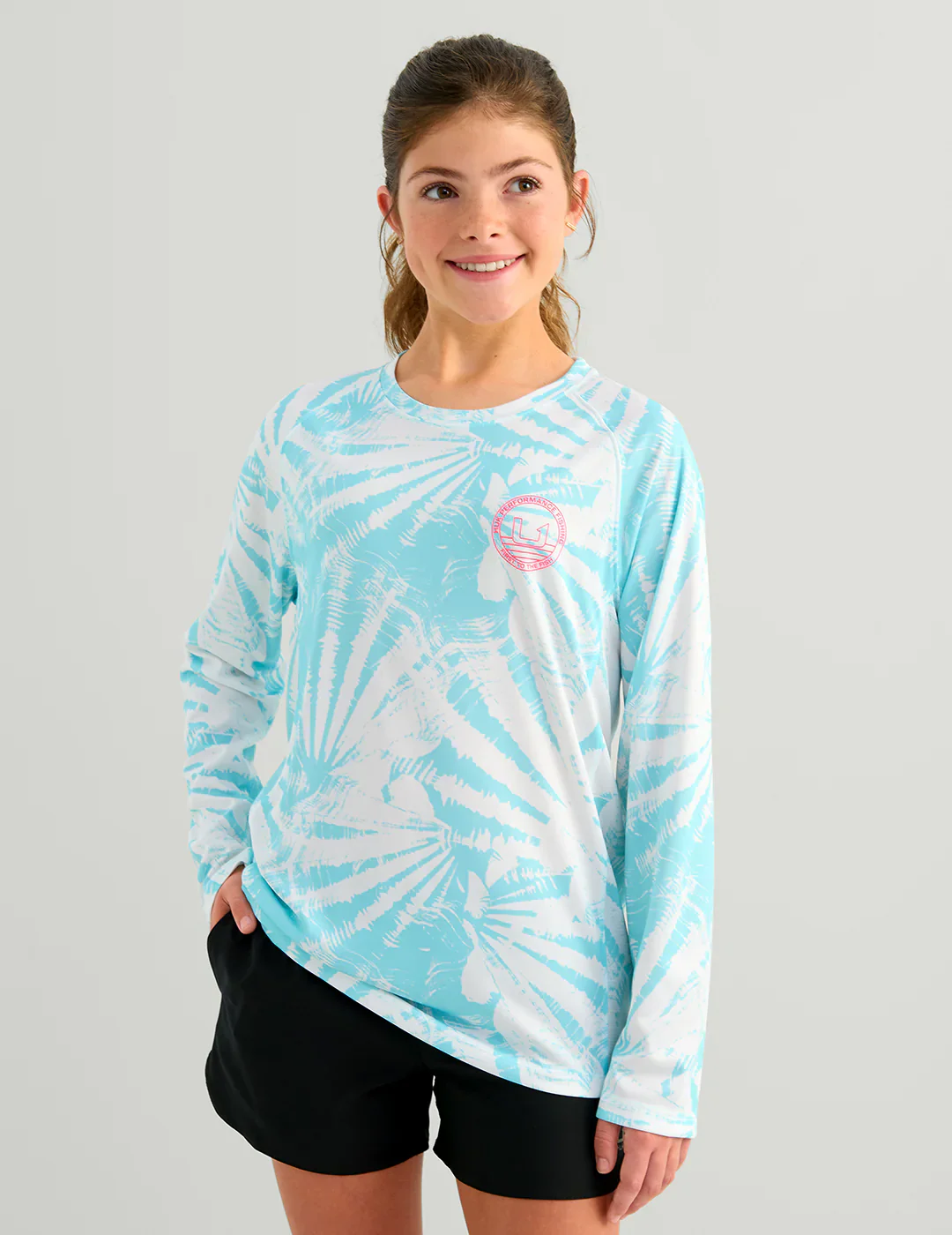 HUK - KIDS PURSUIT PRINTED LS CREW - Image 2
