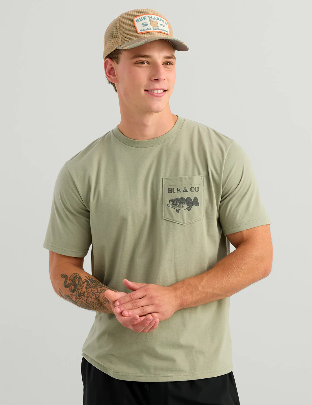 HUK - MEN'S HUK AND CO TEE - Image 2