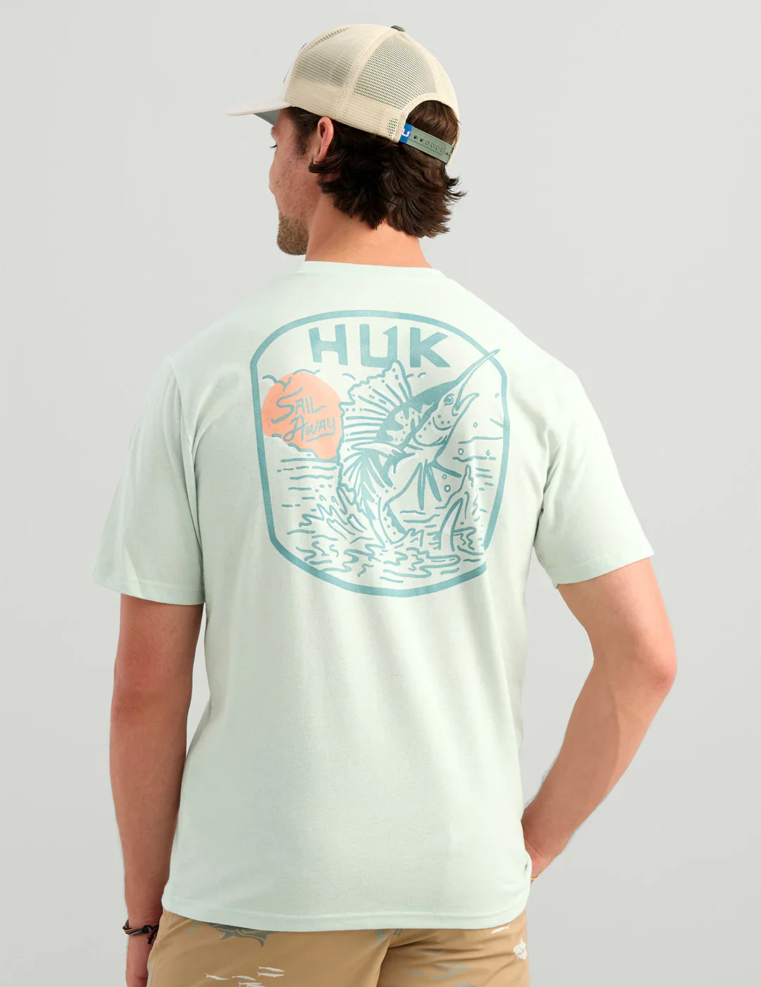 HUK - MEN'S SCENIC SS POCKET TEE