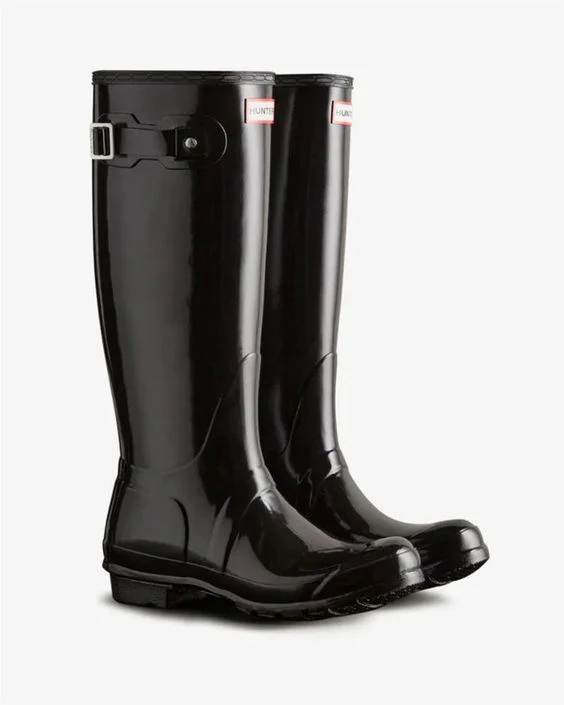 HUNTER- LADIES ORIGINAL TALL GLOSS BOOT - Image 2