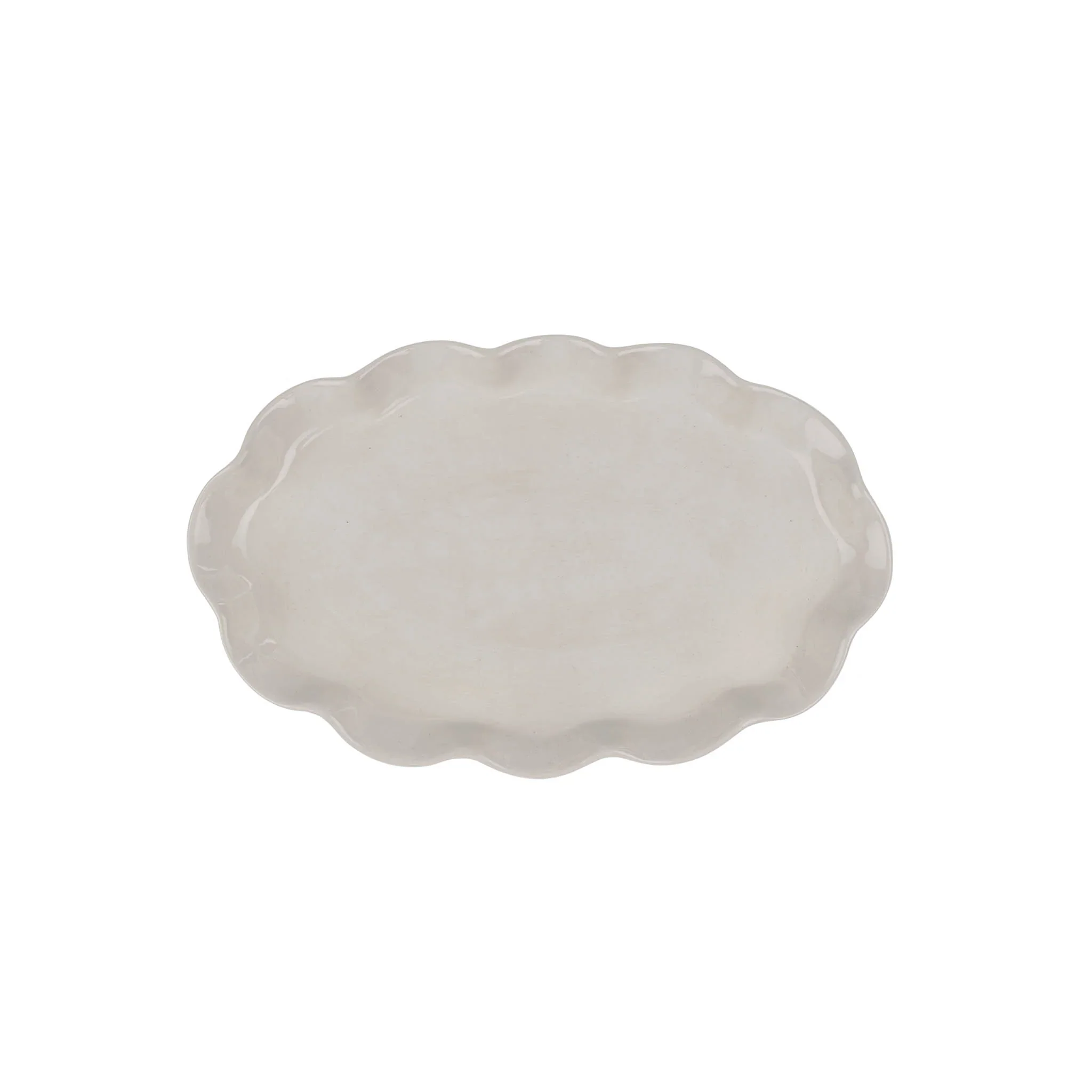 INDABA - CALYPSO SCALLOPED PLATTER