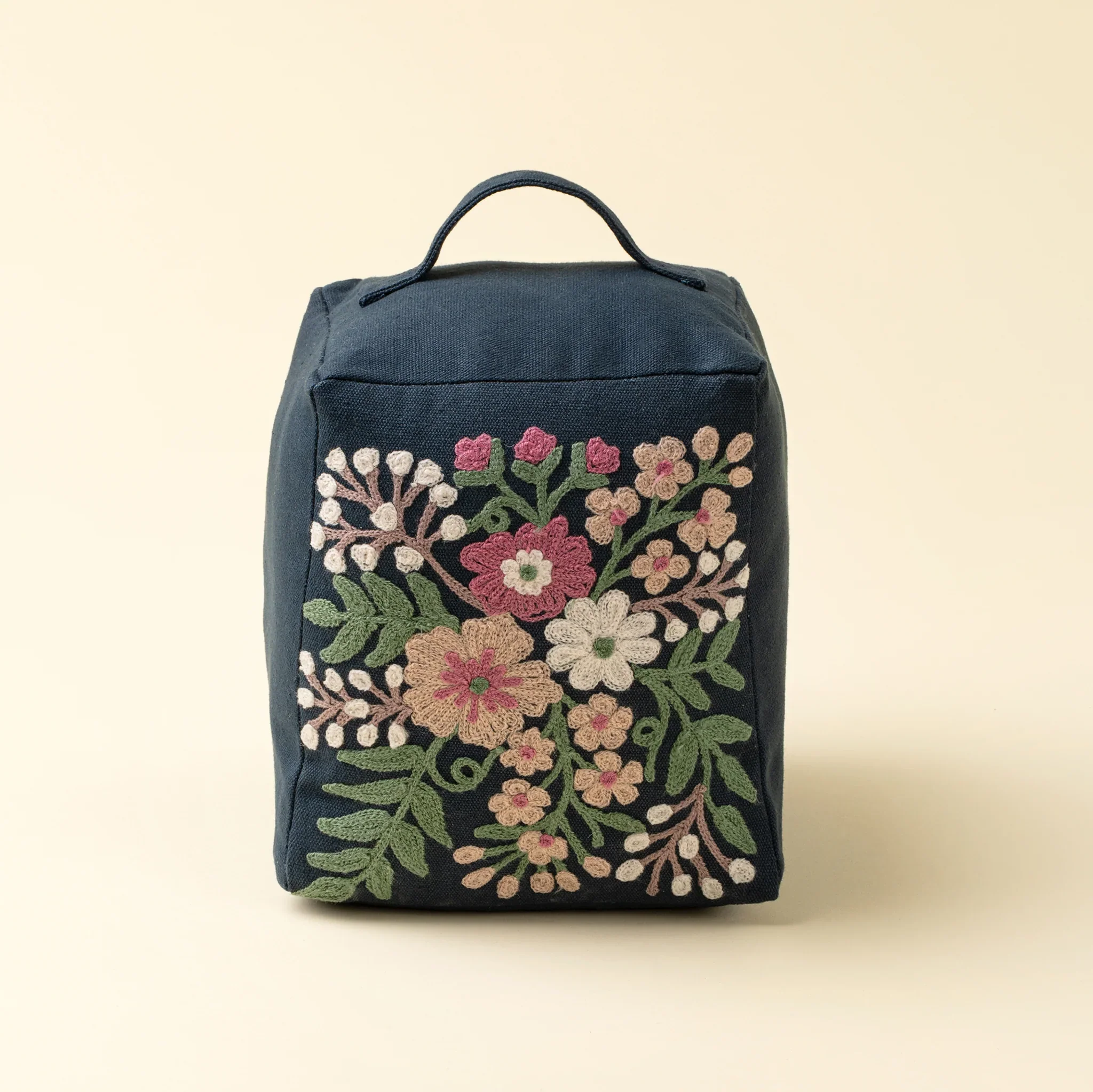 INDABA - EMBROIDERED FLORAL DOORSTOP - Image 2