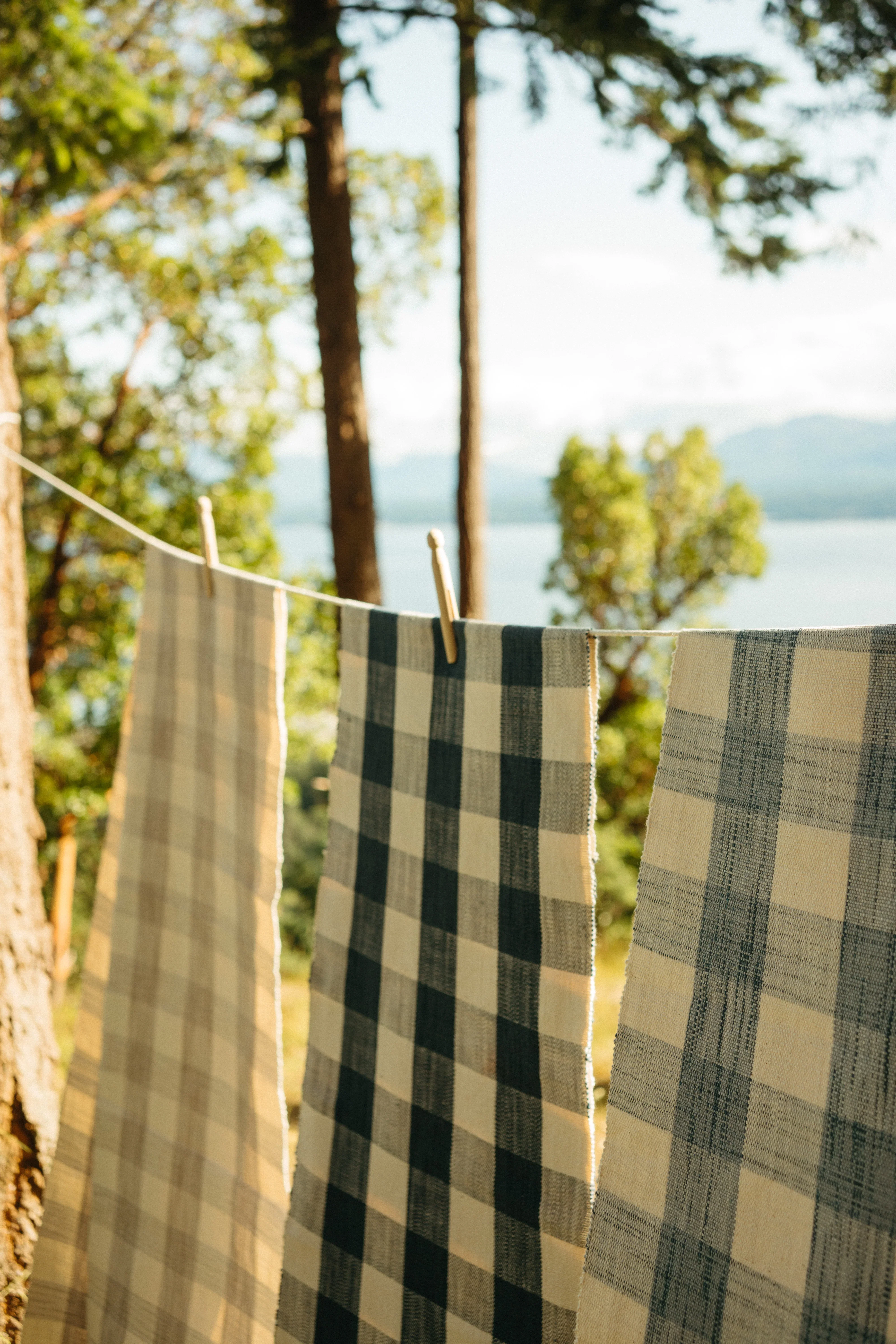 INDABA - GRACE GINGHAM TABLE RUNNER 108"L - Image 12