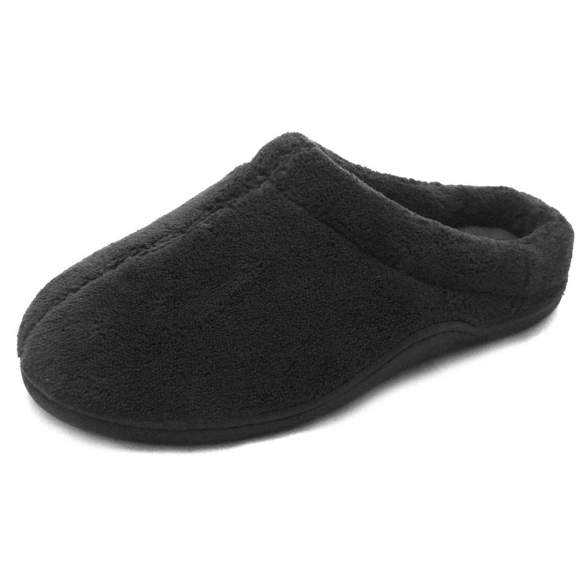 ISOTONER - Men’s Microterry Hoodback Slippers - Image 2