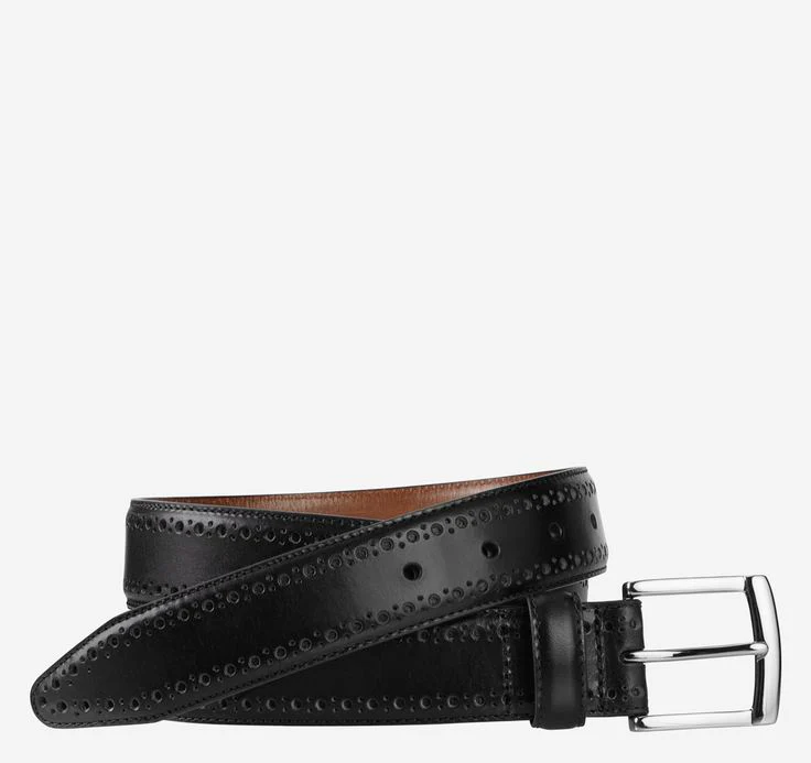 JOHNSTON & MURPHY- MEN'S PERFED-EDGE BELT