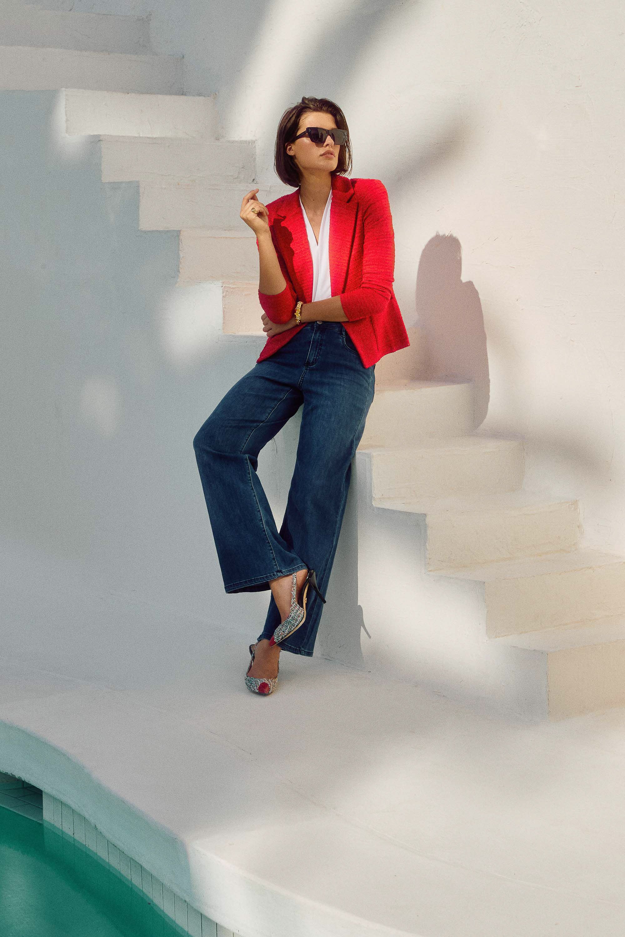 JOSEPH RIBKOFF- WOMEN'S MID RISE TROUSERS - Image 5
