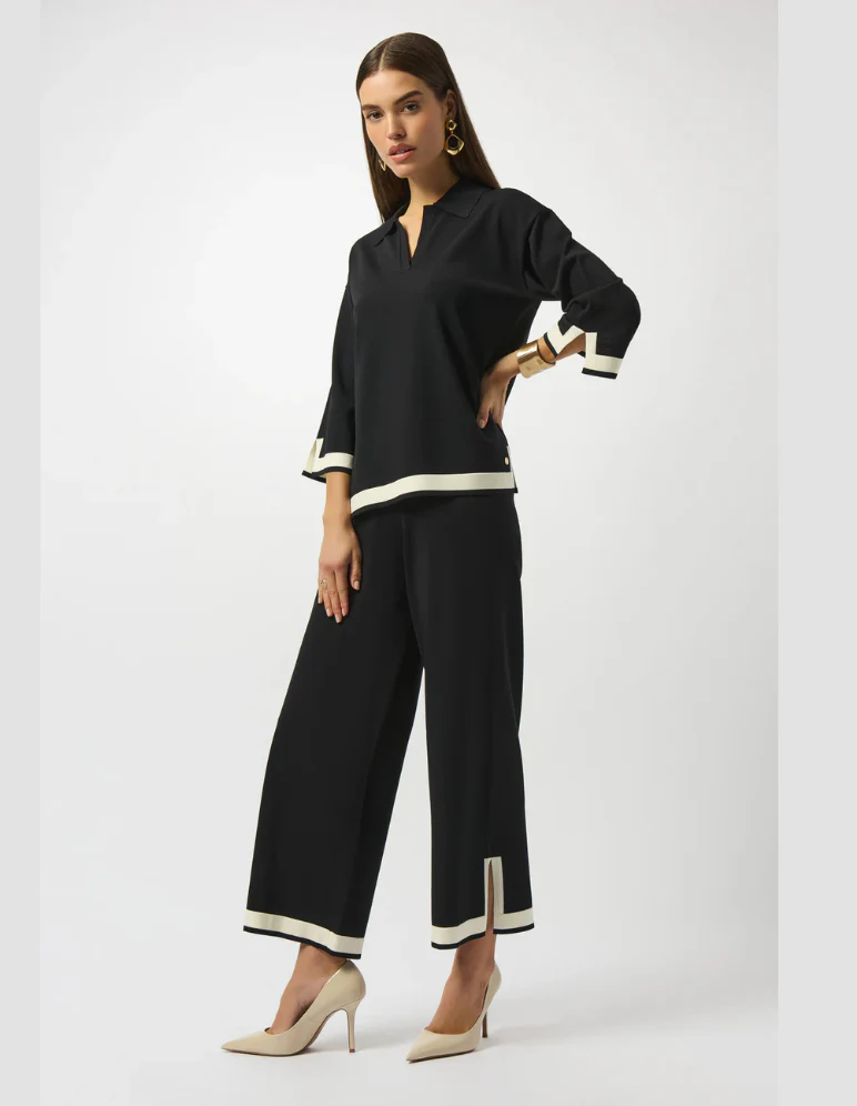 JOSEPH RIBKOFF - WOMEN'S MID RISE PANT #253910 - Image 3