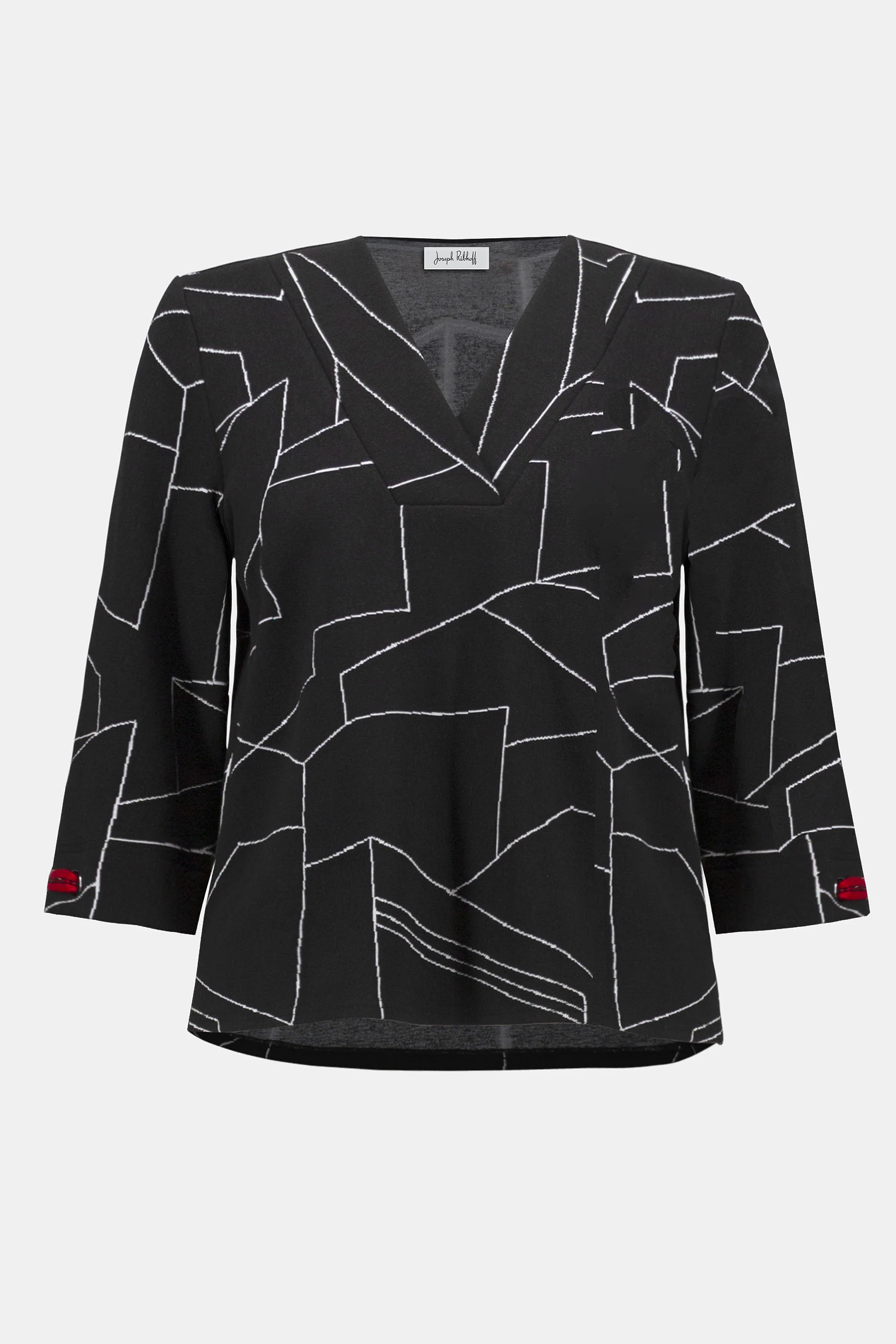 JOSEPH RIBKOFF- WOMEN'S V NECK PULLOVER TOP - Image 5