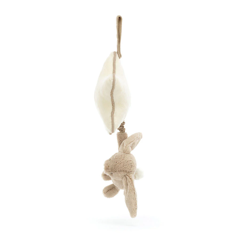 JELLYCAT -  BASHFUL BUNNY MUSICAL PULL - Image 2