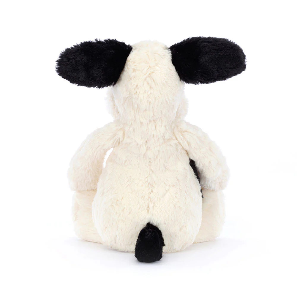 JELLYCAT - BASHFUL BLACK & CREAM PUPPY TOY - Image 2