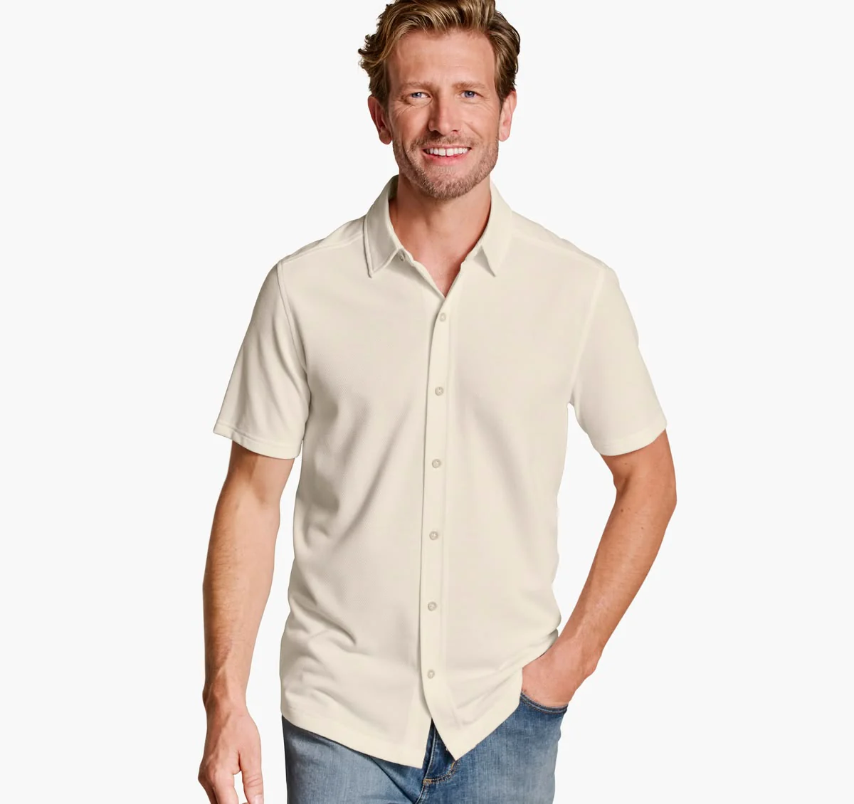 JOHNSTON & MURPHY - BENNETT SHORT-SLEEVE SHIRT - Image 2
