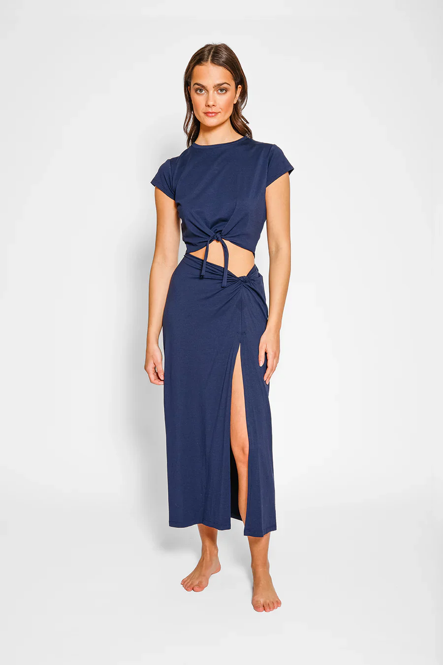 KOY RESORT- WOMEN'S LAGUNA BEACH TIE FRONT TOP - Image 2
