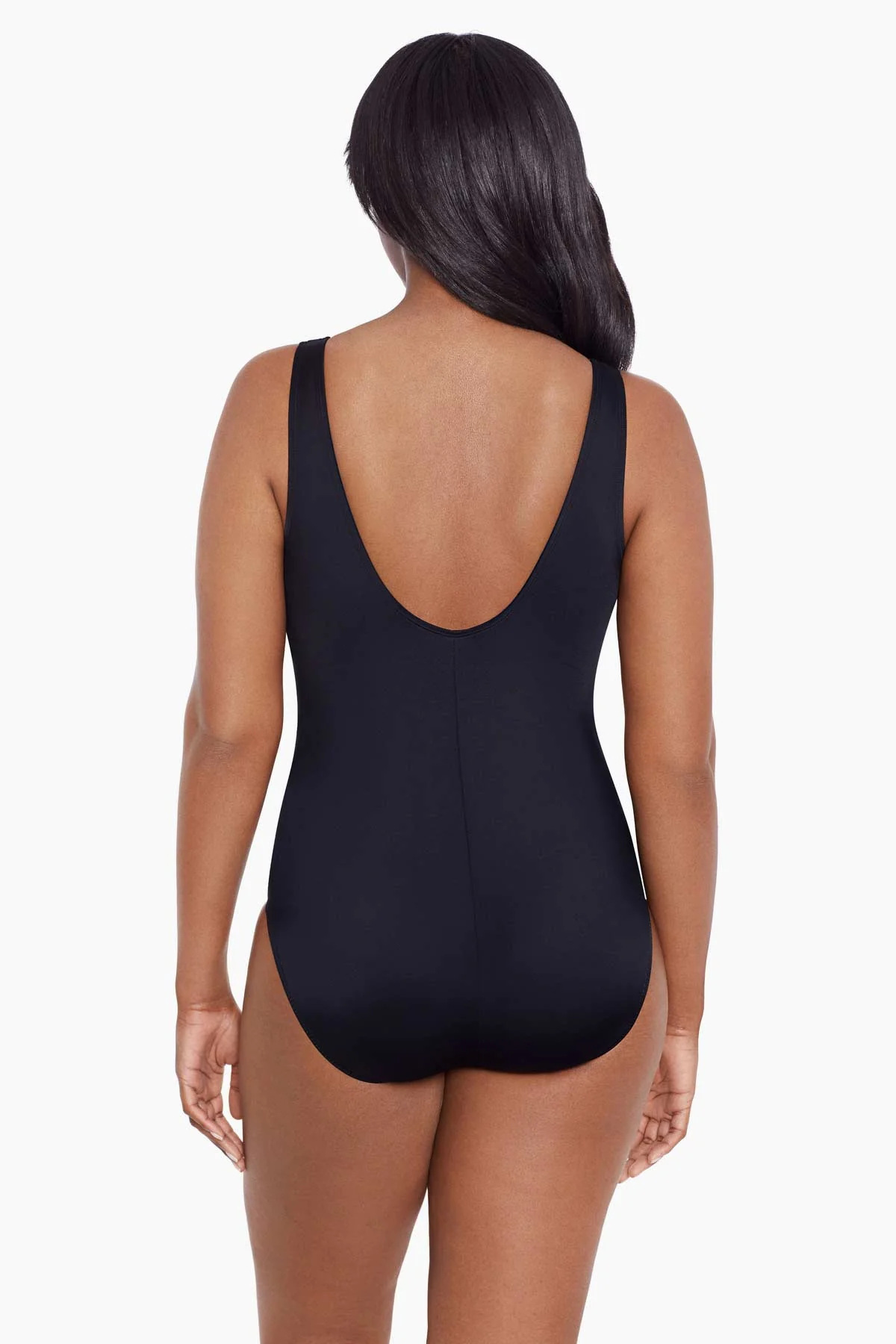 LONGITUDE- Ruffle Surplice Long Torso One Piece Swimsuit - Image 3