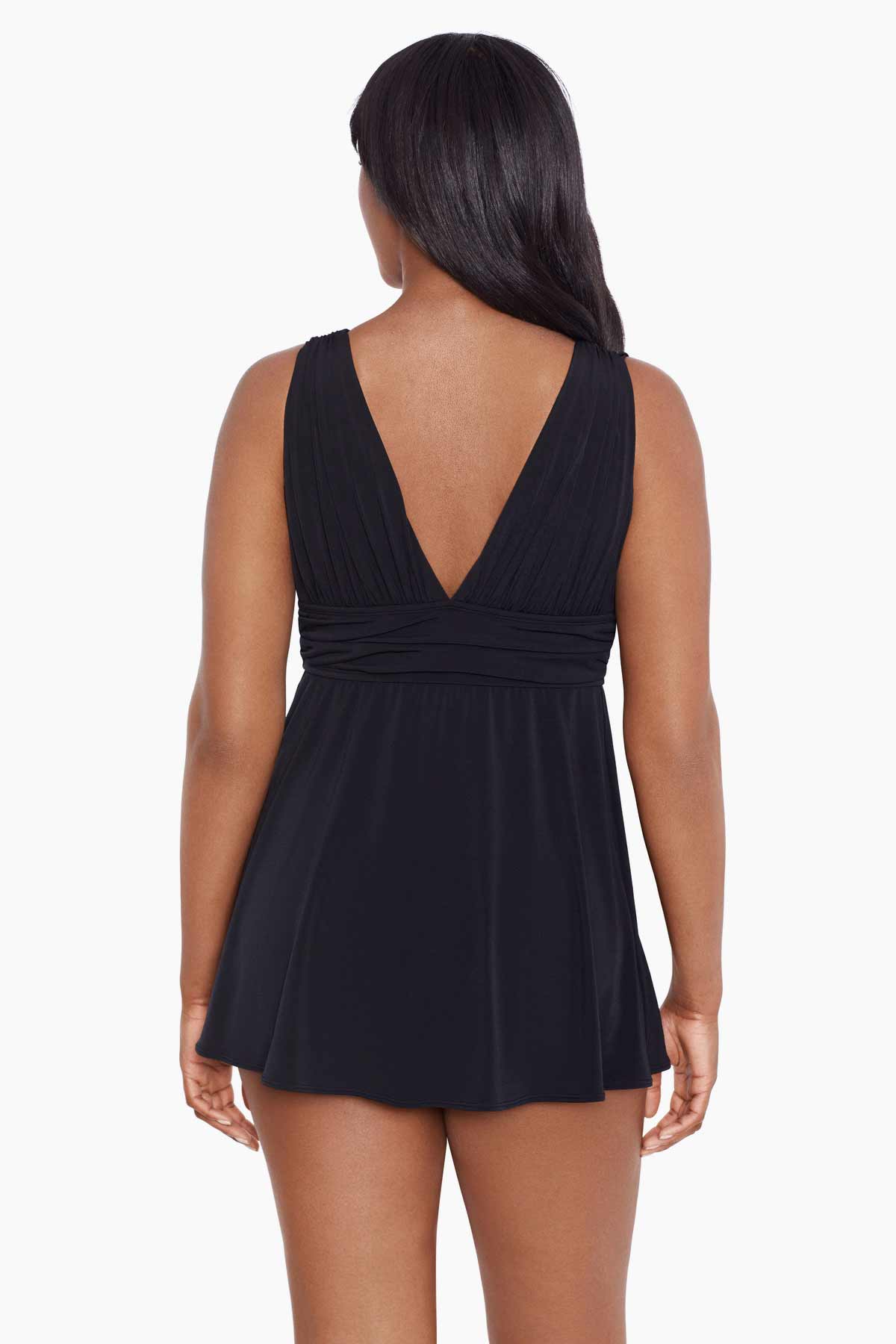 LONGITUDE- Ruffle Goddess Long Torso Swim Dress - Image 2