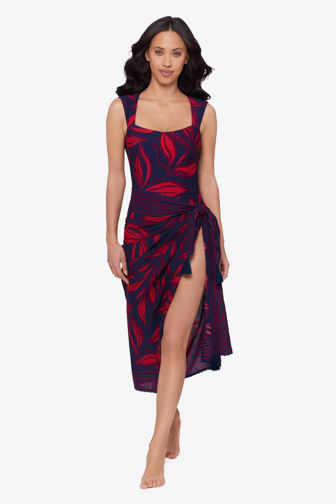 MAGIC SUIT - ROSSOBLEU PAREO COVERUP