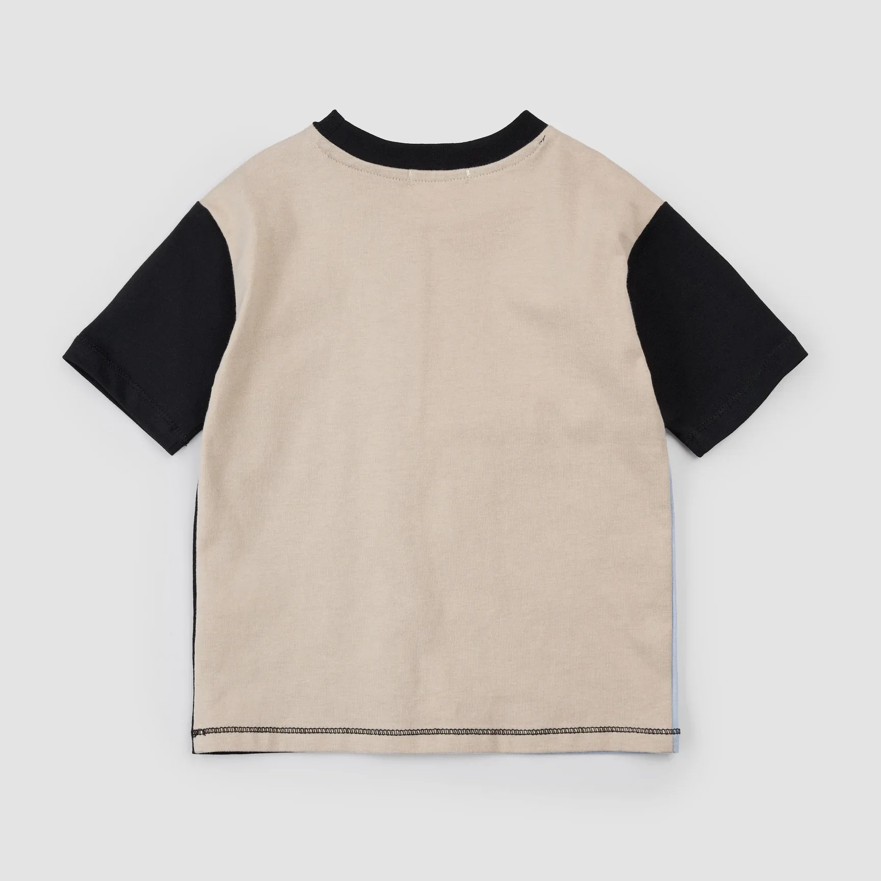 MILES THE LABEL - BOY S/S TOP KNIT-BLACK 26RMW01T05-K - Image 2