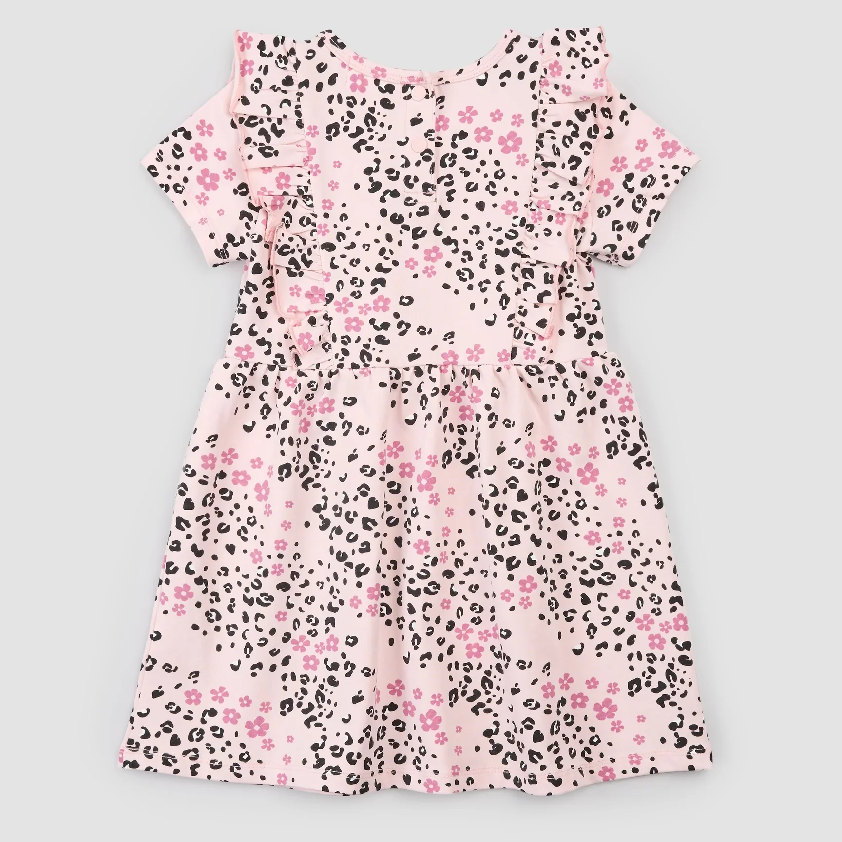 MILES THE LABEL - GIRL S/S DRESS KNIT-PINK LT. 26RMW02D02-B - Image 5