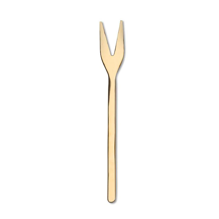 Abbott - Modern Cocktail Fork-Gold-5"L