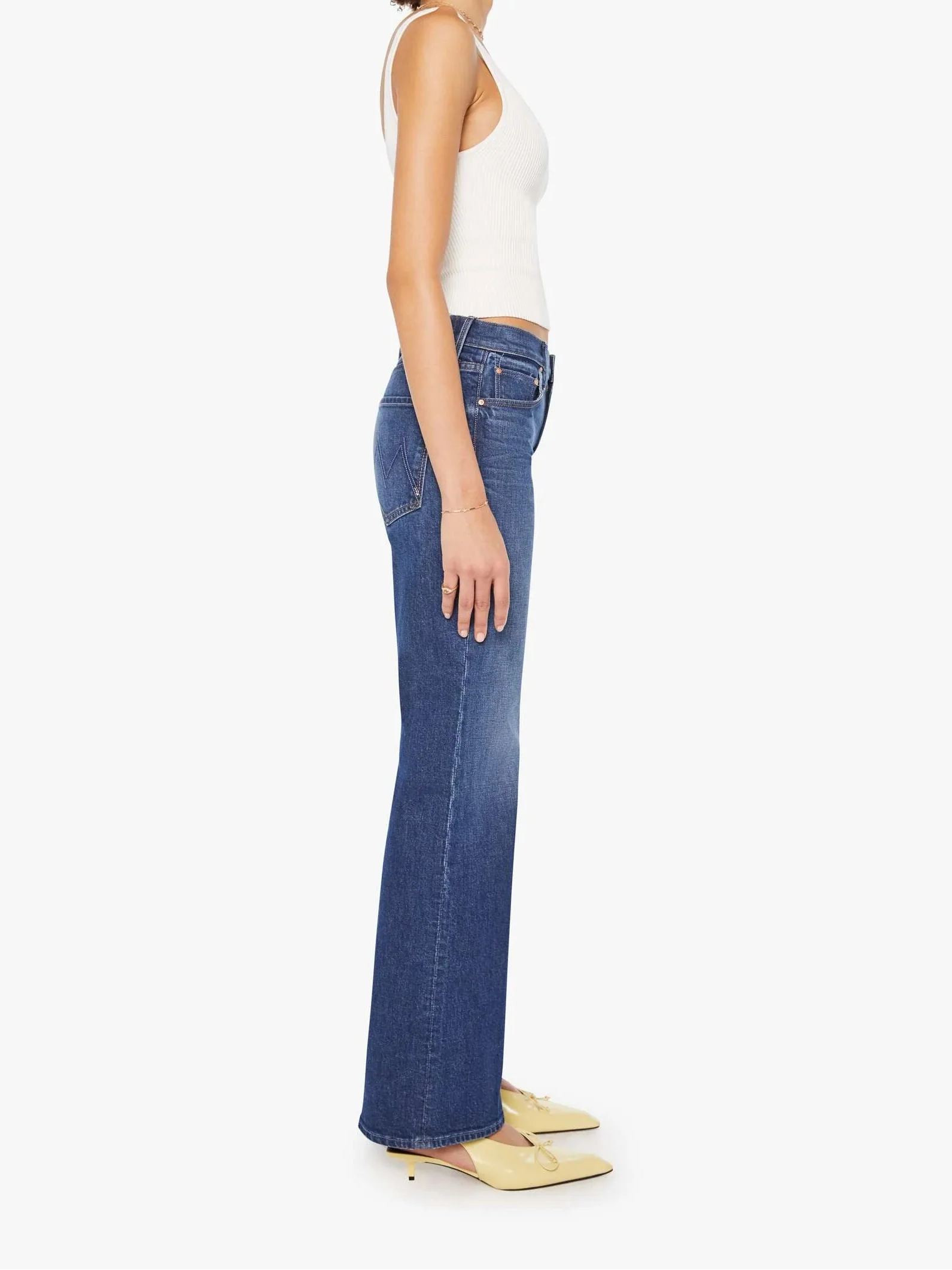 MOTHER DENIM - WOMENS THE BOOKIE SNEAK JEAN - Image 2