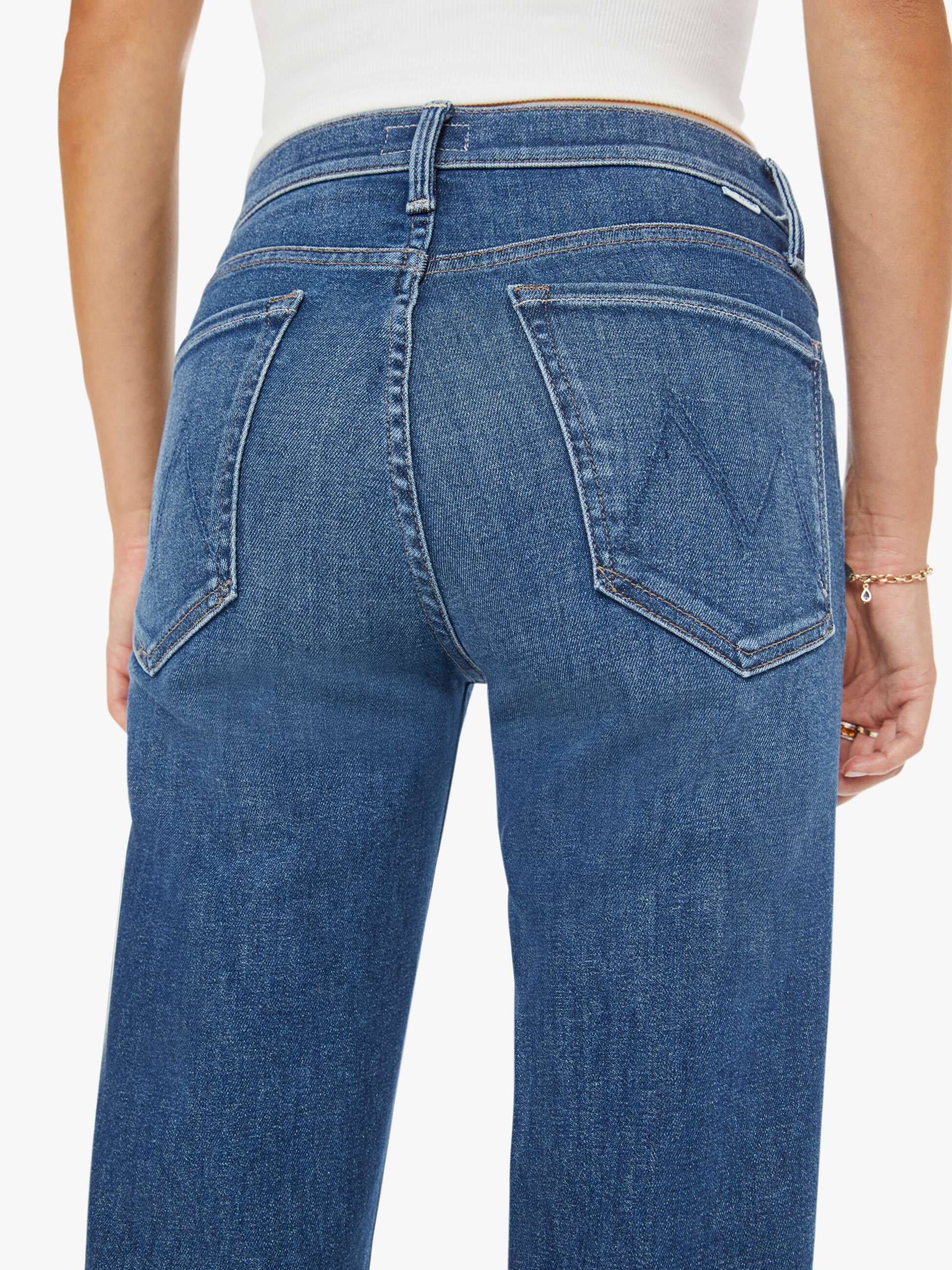 MOTHER - MID RISE RAMBLER ZIP ANKLE - Image 4