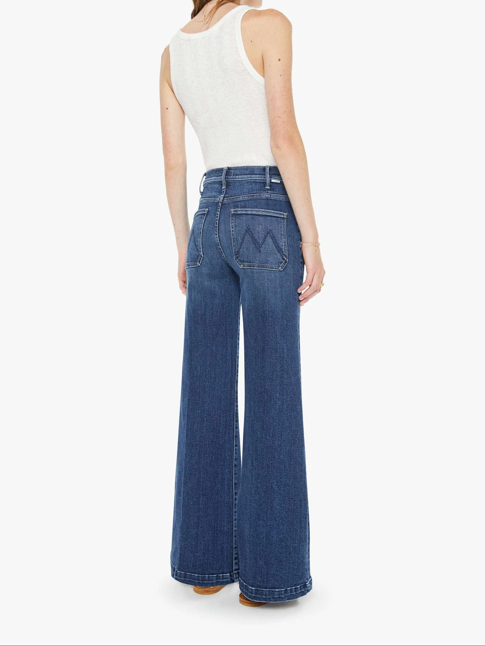 MOTHER - WOMEN'S HUSTLER ROLLER PATCH DENIM - Image 3