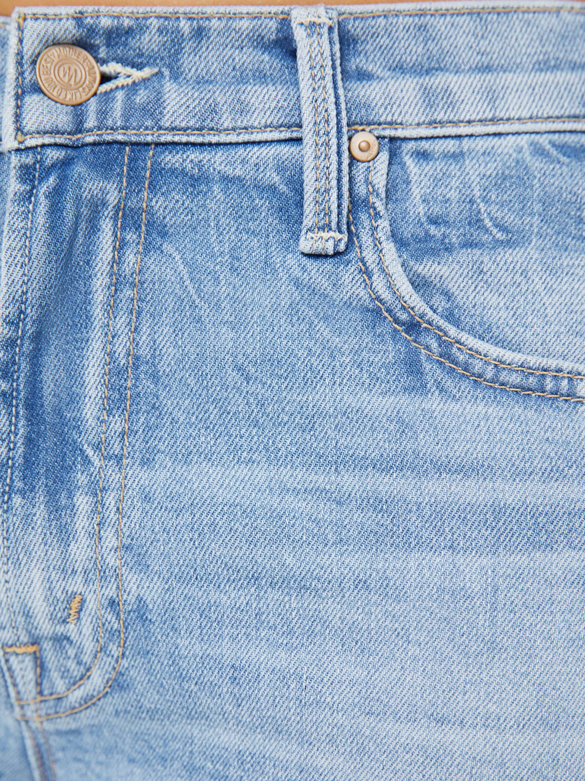 MOTHER - WOMEN'S MID RISE RAMBLER ZIP ANKLE DENIM - Image 4