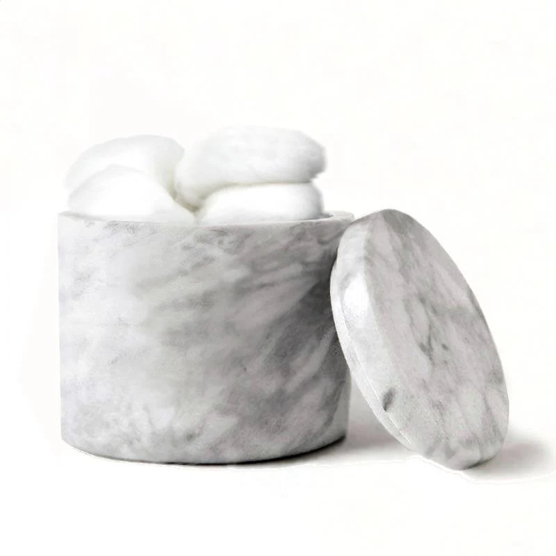 NATURAL LIVING- MARBLE DECO JAR - Image 2