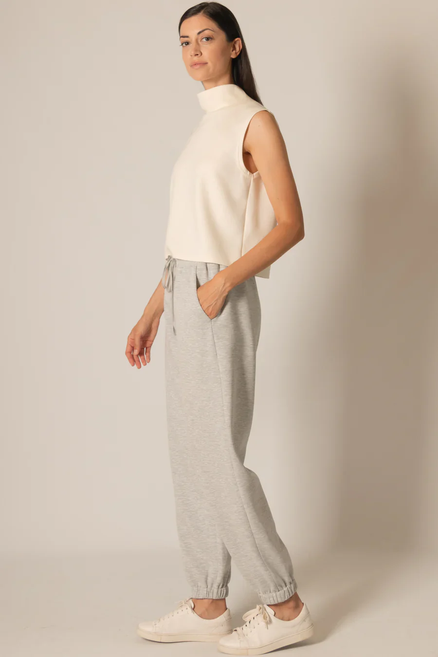 P CILL - WOMEN'S REMI COWL NECK TOP - Image 2
