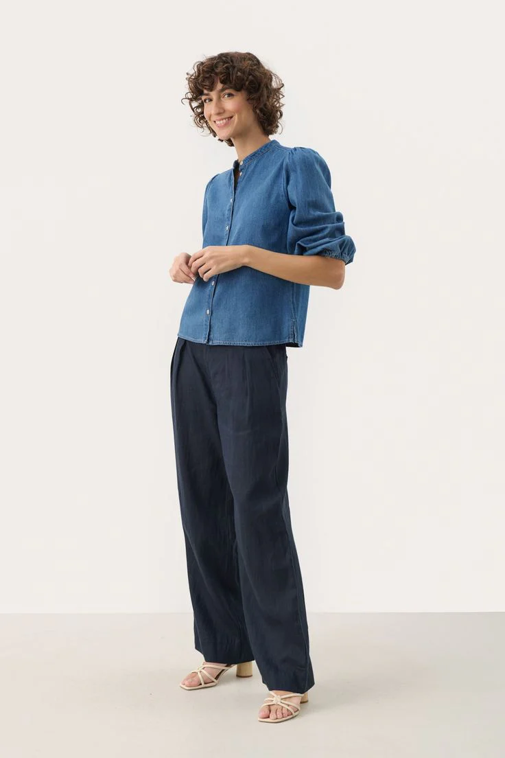 PART TWO- WOMEN'S NICOLIE BUTTON UP SHIRT - Image 2
