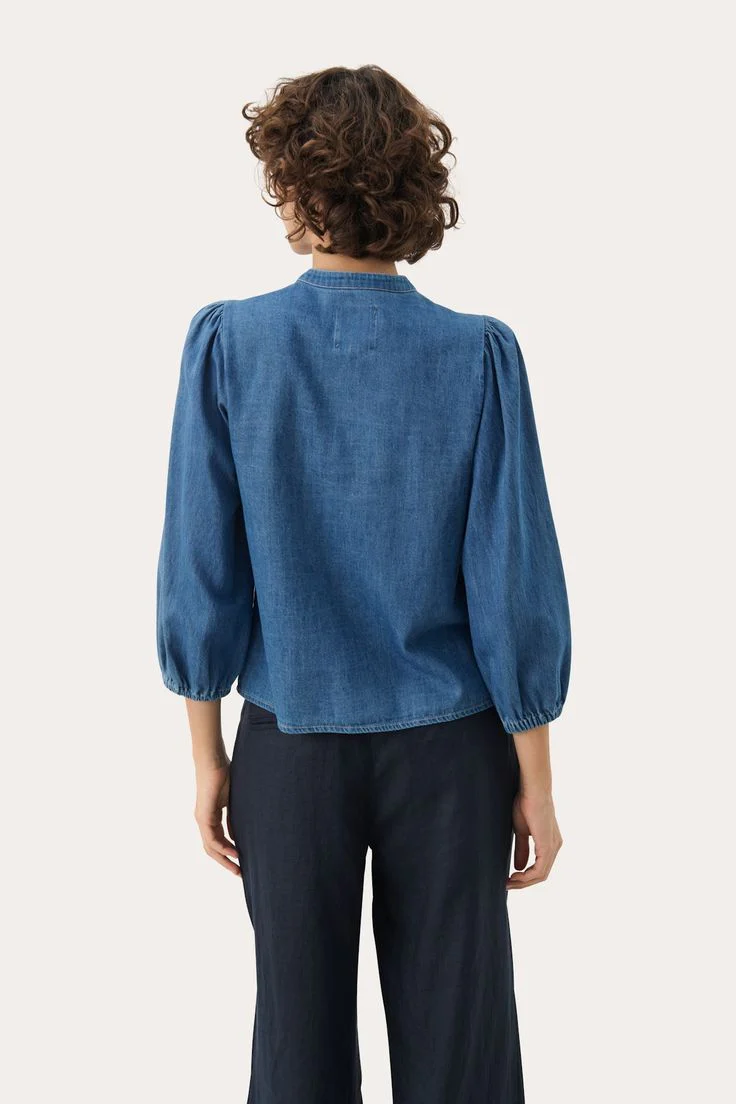 PART TWO- WOMEN'S NICOLIE BUTTON UP SHIRT - Image 3