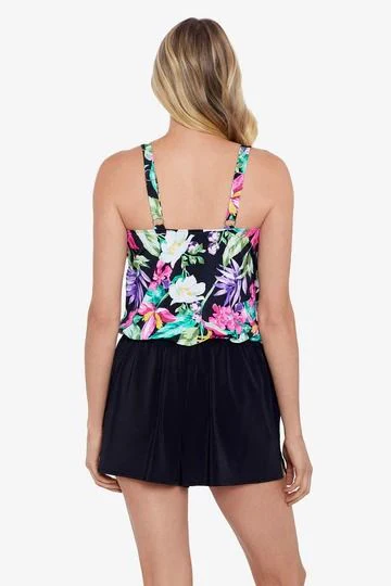 PENBROOKE- WOMEN'S MYSTIC TROPIC ROMPER WITH POCKETS - Image 2