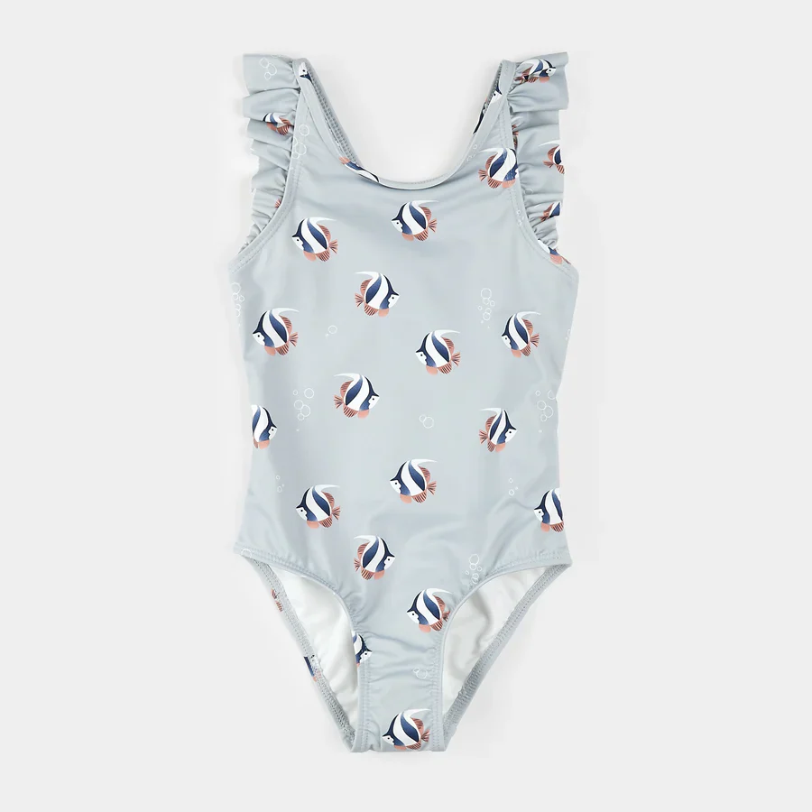 PETIT LEM- KIDS TROPICAL FISH PRINT SWIMSUIT