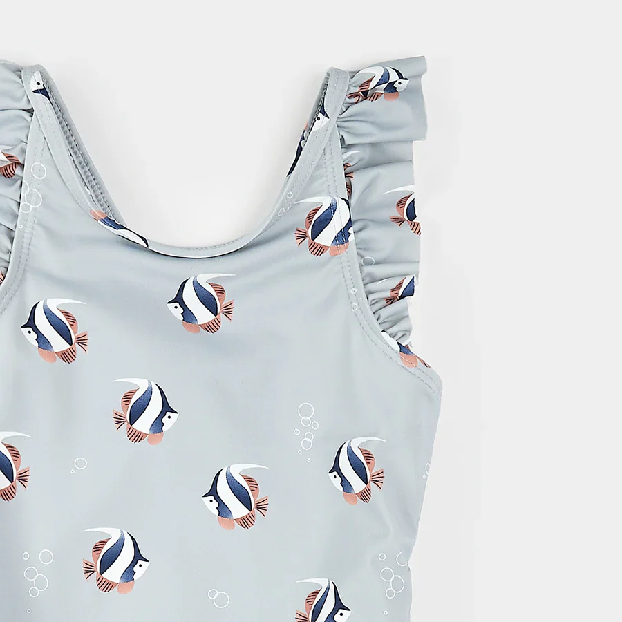 PETIT LEM- KIDS TROPICAL FISH PRINT SWIMSUIT - Image 2