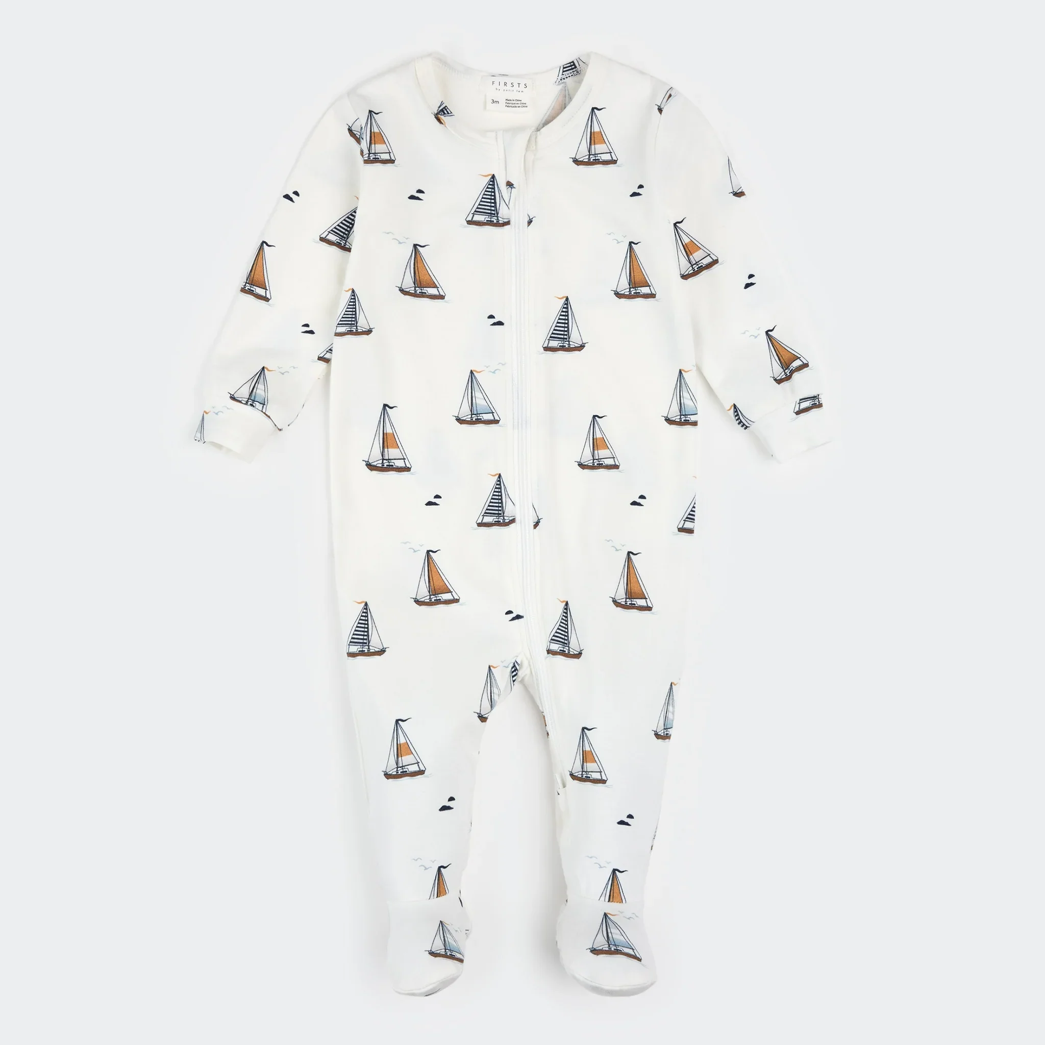 PETIT LEM - FOOTED SLEEPER 26SGL35P01