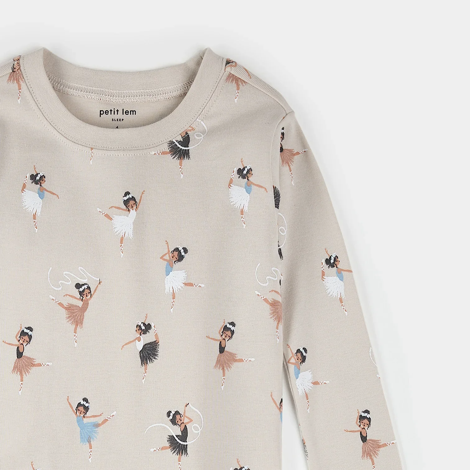 PETIT LEM - KIDS BALLERINA PRINT PJ SET - Image 2