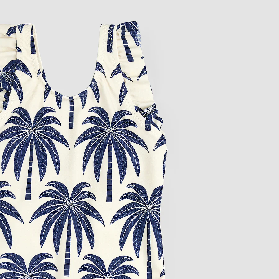 MILES THE LABEL- BABY PALM TREE PRINT SWIMSUIT - Image 2
