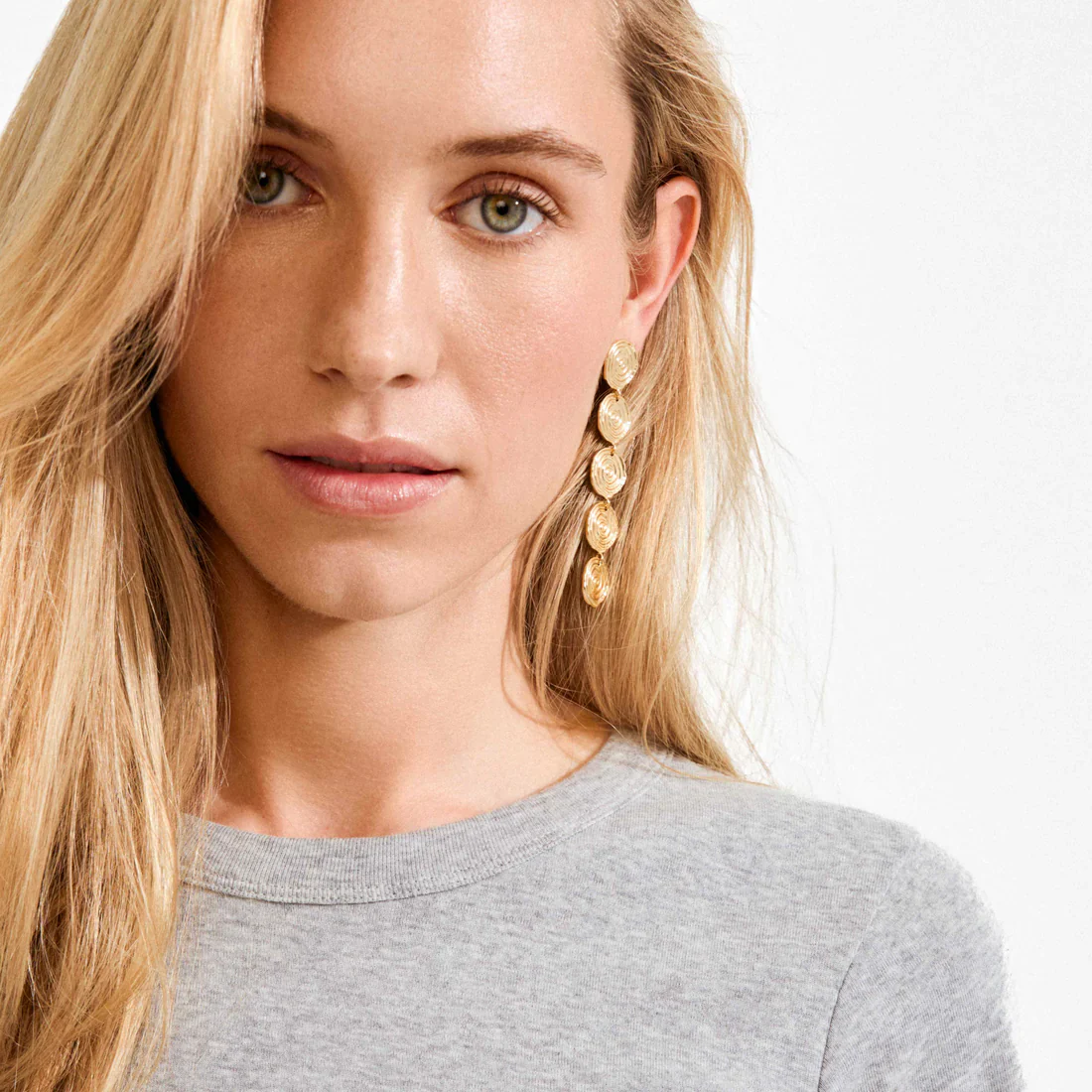 PILGRIM - *Earrings : Air : Gold Plated - Gold Plated - Image 3