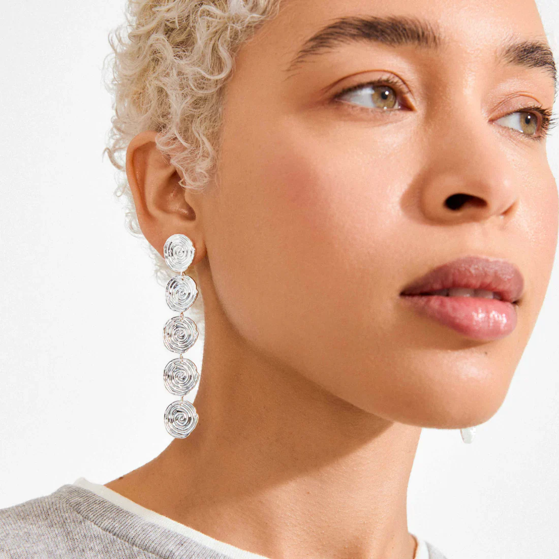 PILGRIM - *Earrings : Air : Silver Plated - Silver Plated - Image 2