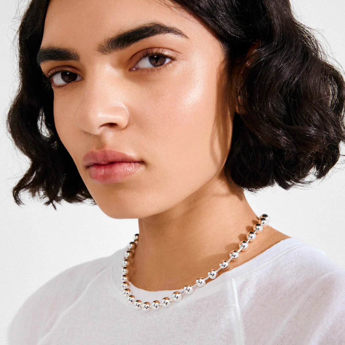 PILGRIM - Necklace : Air : Silver Plated - Silver Plated - Image 3